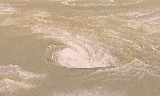 桜や海の「奥」に何が見えるか？奥村土牛が描いた神仏と人間のドラマを読む【山種美術館】